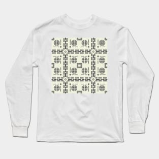 Mediterranean Tile Pattern Long Sleeve T-Shirt